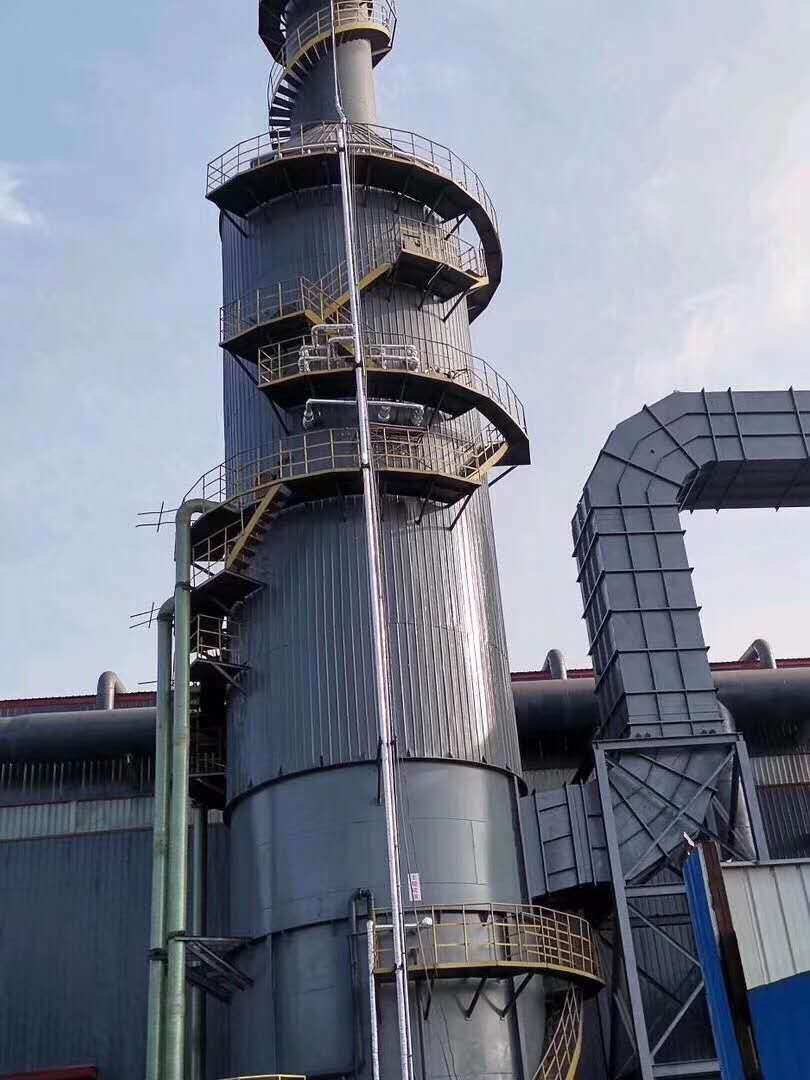 脫硫：50T鍋爐脫硫塔